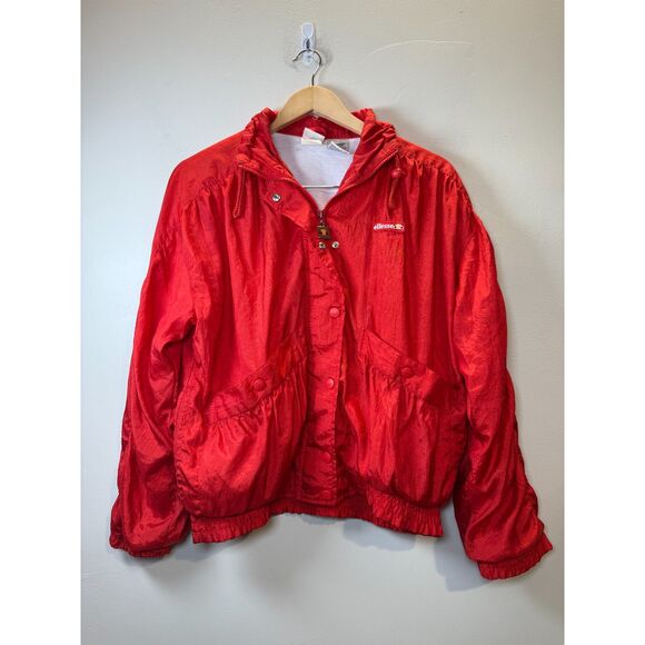 Ellesse Track Jacket Women’s Red Size 0 Vintage Retro Zip Front Athletic - Picture 2 of 6